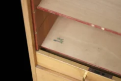Classeur à rideau de notaire en chêne blond (très bel état)