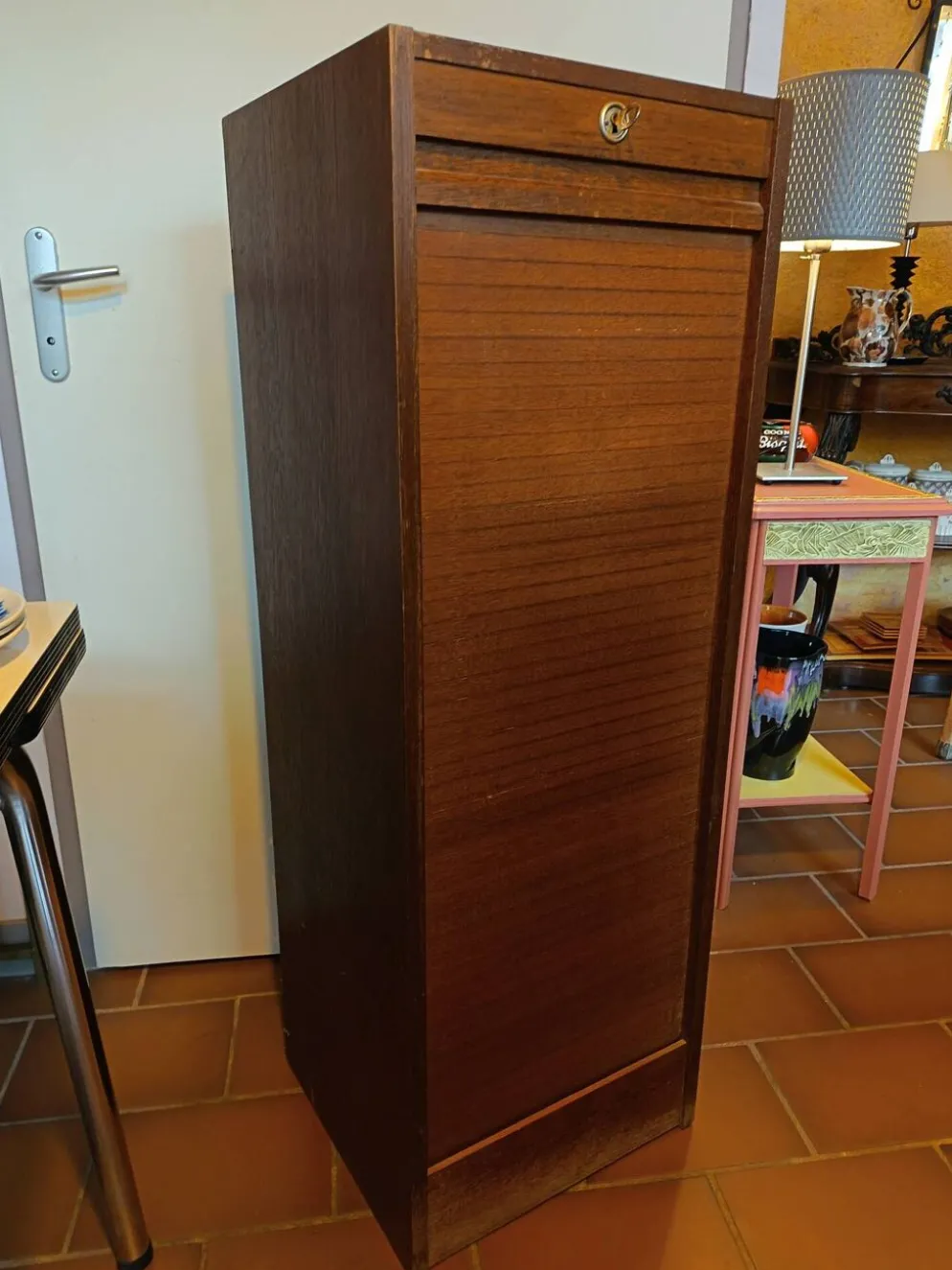 Classeur à rideau en bois