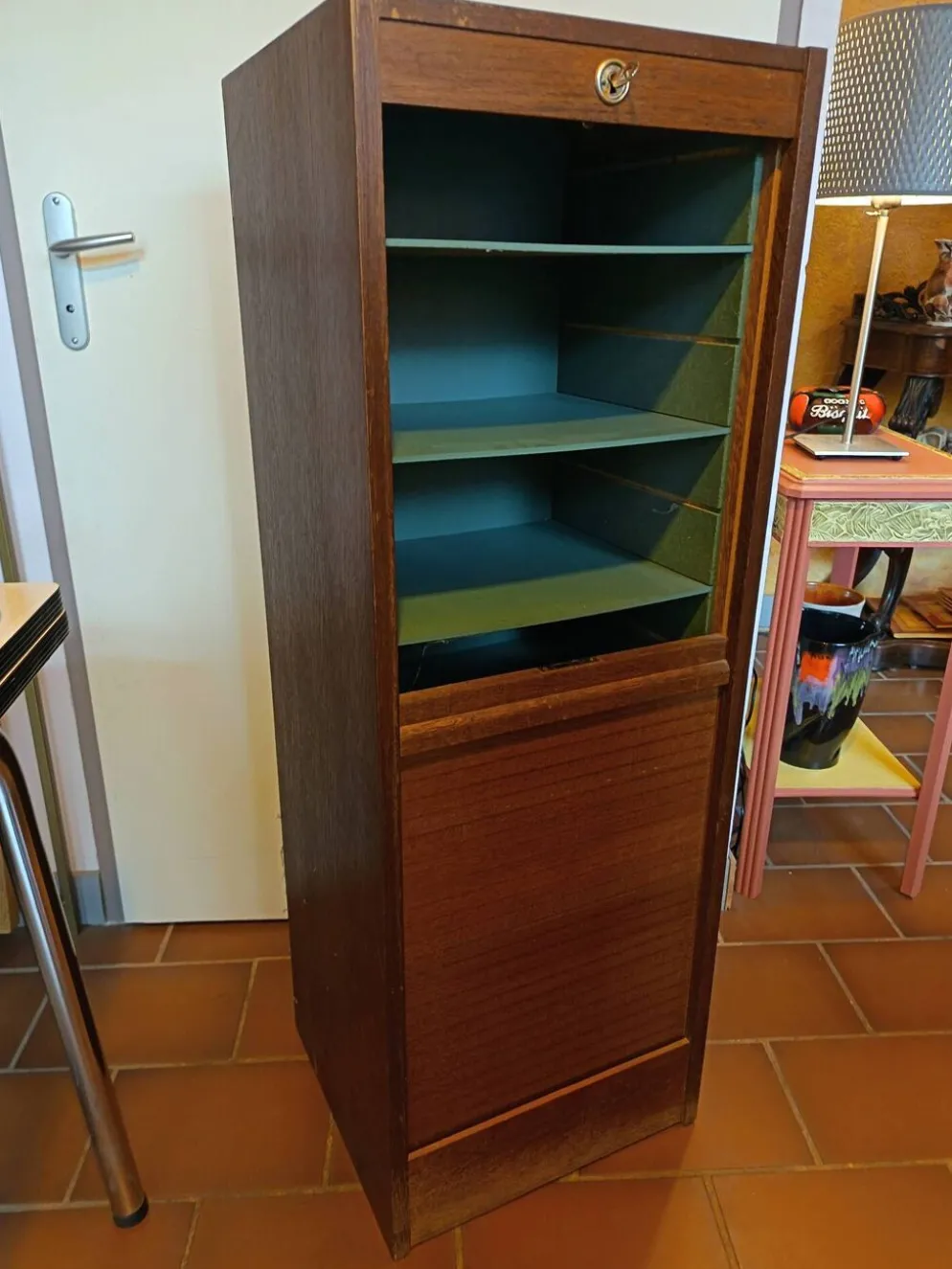 Classeur à rideau en bois