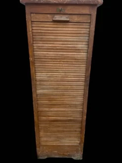 Classeur à rideau en sapin des années 1920