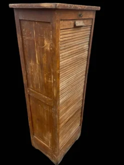 Classeur à rideau en sapin des années 1920