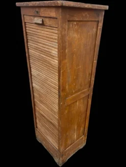 Classeur à rideau en sapin des années 1920