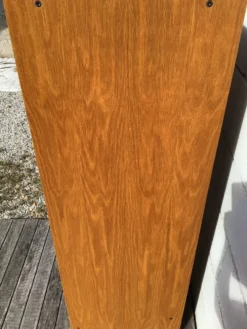 Classeur à rideau plaquage chêne doré hauteur 121cm
