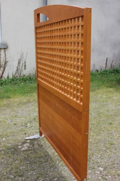 Claustra paravent Laudescher vintage bois design