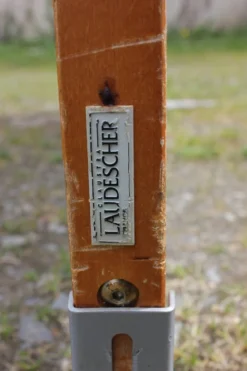 Claustra paravent Laudescher vintage bois design