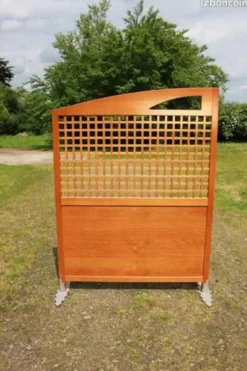 Claustra paravent Laudescher vintage bois design
