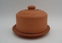 Cloche a beurre terre cuite vintage