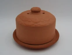 Cloche a beurre terre cuite vintage