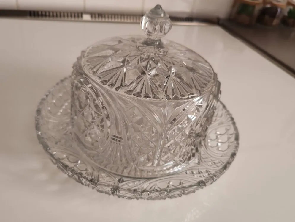 Cloche à fromage beurrier G R Vierzon Ville année 30 40