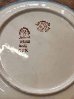 Cloche à fromage grès émaillée Boleslawiec Pologne