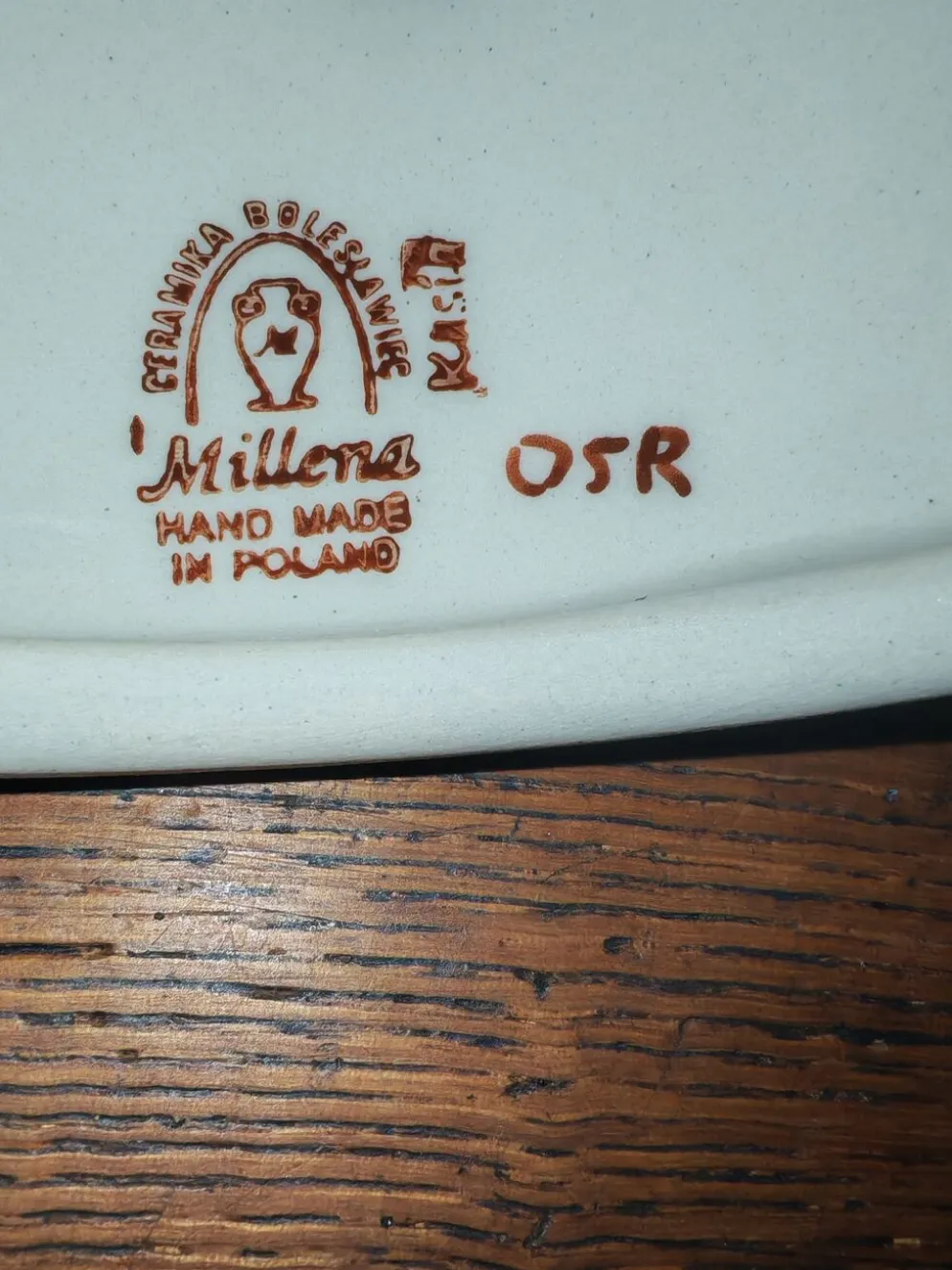 Cloche à fromage grès émaillée Boleslawiec Pologne