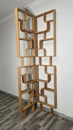 Cloisons de séparation par Ludvik Volak pour Drevopodnik Holesov, années 1950, lot de 2
