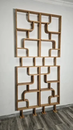 Cloisons de séparation par Ludvik Volak pour Drevopodnik Holesov, années 1950, lot de 2