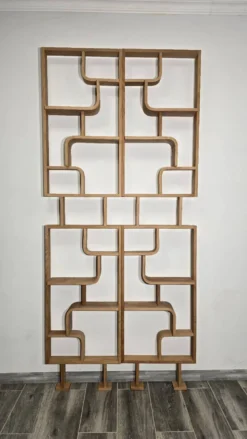 Cloisons de séparation par Ludvik Volak pour Drevopodnik Holesov, années 1950, lot de 2