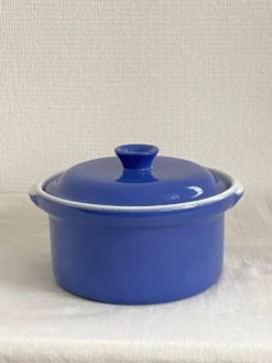 Cocotte en céramique bleue Emile Henry