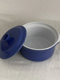 Cocotte en céramique bleue Emile Henry