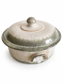 Cocotte en grès du Berry – poterie artisanale Vallée Noire – numérotée