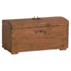 Coffre ancien en bois massif (vers 1900) #81
