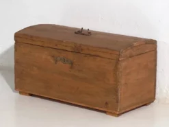 Coffre ancien en bois massif (vers 1900) #81