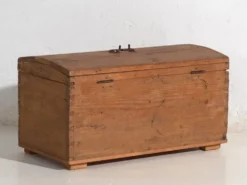Coffre ancien en bois massif (vers 1900) #81