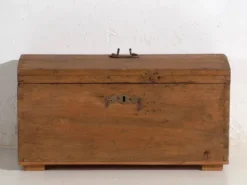 Coffre ancien en bois massif (vers 1900) #81
