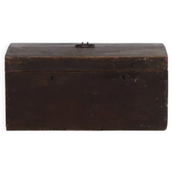 Coffre ancien à patine foncée (c.1920) #10