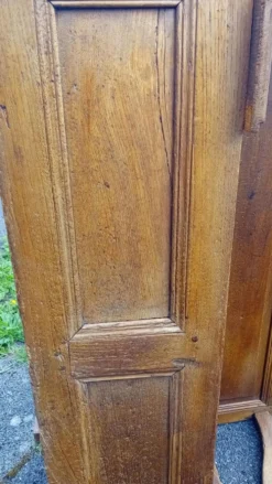 Coffre banc en chêne XIX ieme