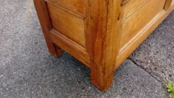 Coffre banc en chêne XIX ieme