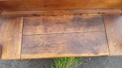 Coffre banc en chêne XIX ieme