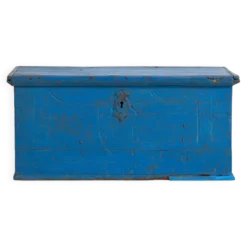 Coffre bleu ancien (c.1920)