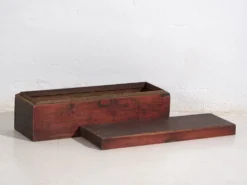 Coffre chinois ancien en grenat rouge (c.1900) #11