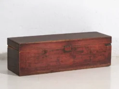Coffre chinois ancien en grenat rouge (c.1900) #11