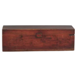 Coffre chinois ancien en grenat rouge (c.1900) #11