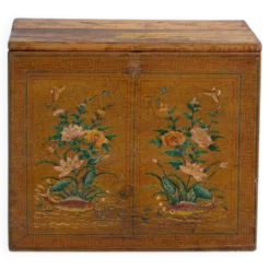 Coffre chinois avec peinture originale – Chine, vers 1900