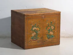Coffre chinois avec peinture originale – Chine, vers 1900