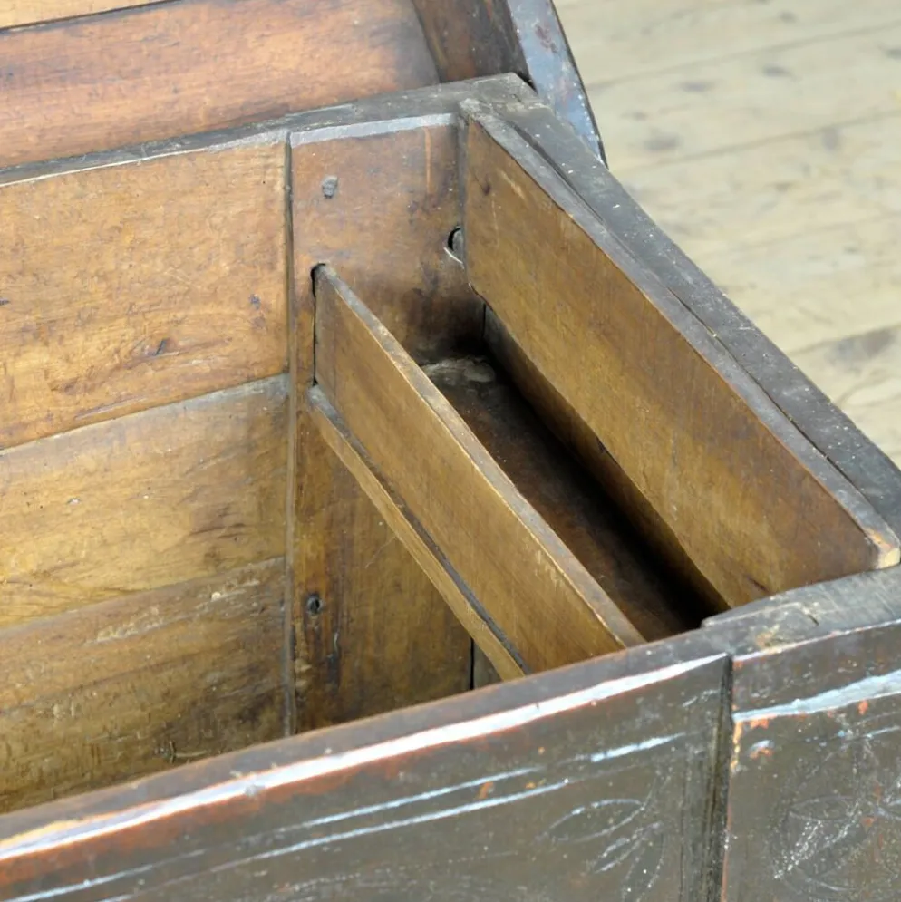 Coffre de berger antique, années 1850
