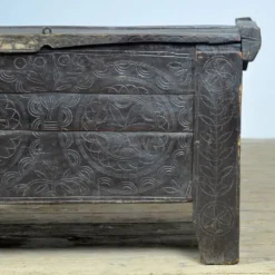 Coffre de berger antique, années 1850