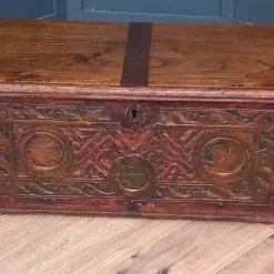 Coffre de mariage en chêne - coffre