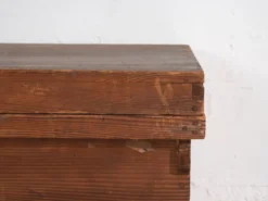 Coffre de rangement japonais ancien en cèdre sugi - période Meiji–Taishō (c.1890–1920)