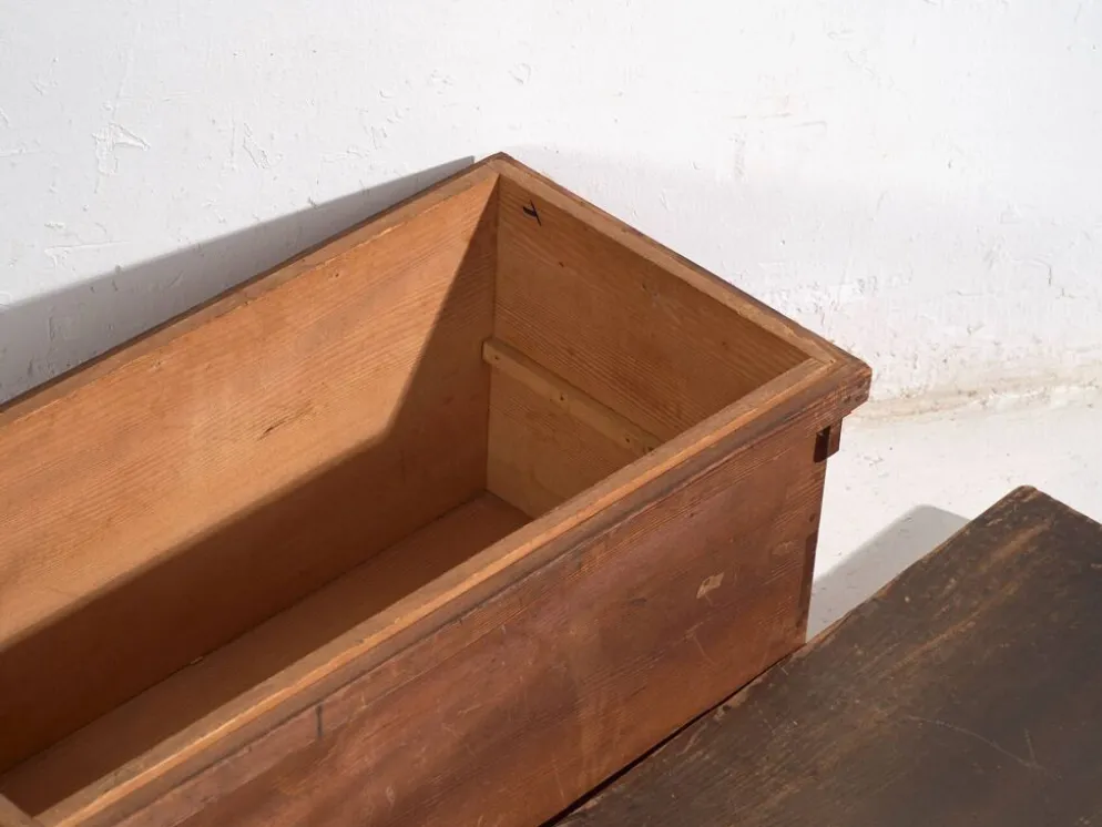 Coffre de rangement japonais ancien en cèdre sugi - période Meiji–Taishō (c.1890–1920)