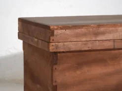 Coffre de rangement japonais ancien en cèdre sugi - période Meiji–Taishō (c.1890–1920)