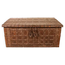 Coffre Du Rajasthan/ Table Basse -19° Siècle-Inde