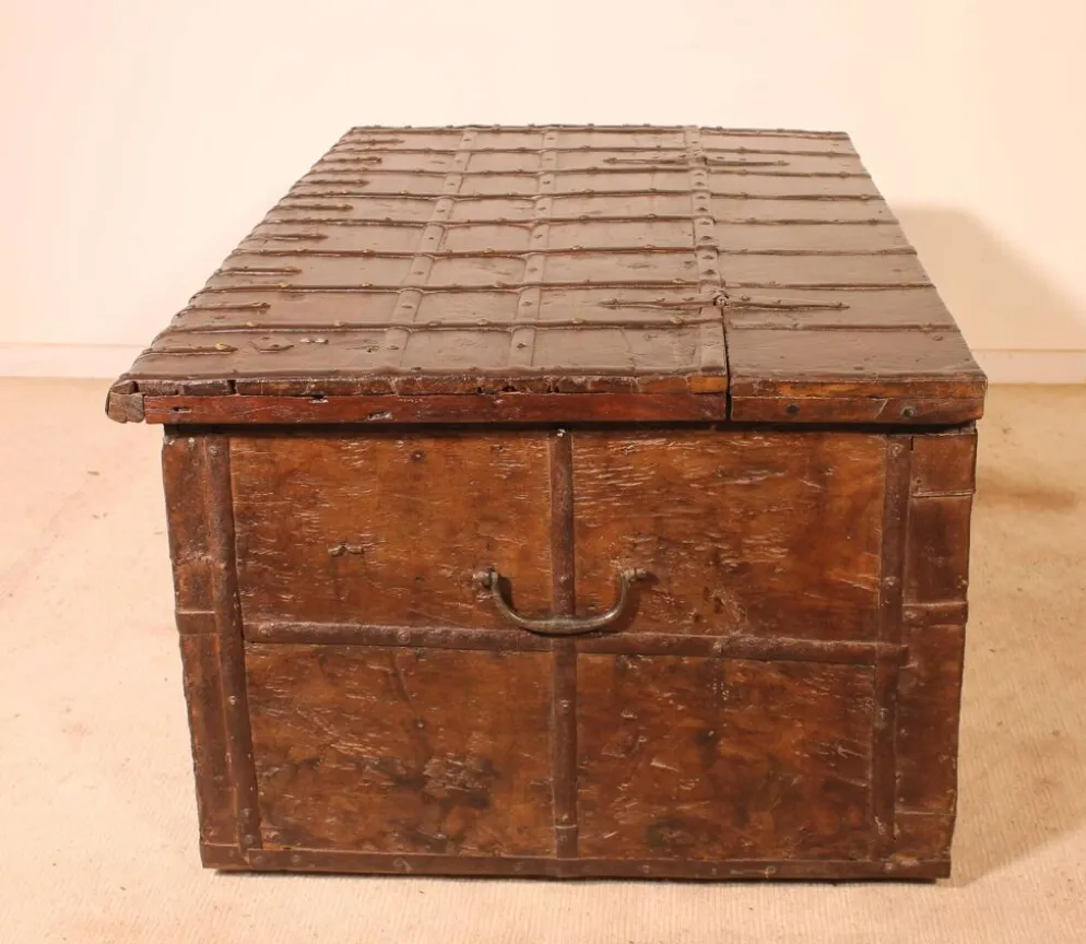 Coffre Du Rajasthan/ Table Basse -19° Siècle-Inde