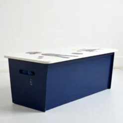 Coffre à jouets en bois, années 60