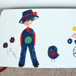 Coffre à jouets en bois, années 60
