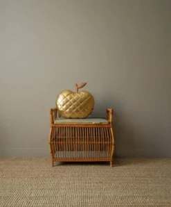 Coffre à jouets scandinave en rotin