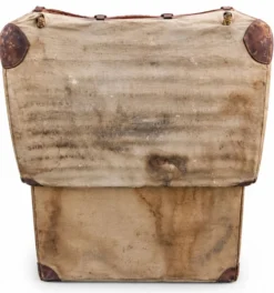 Coffre malle en rotin osier Militaria, Militaire Français Collection