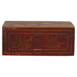 Coffre rouge ancien (vers 1900) #40