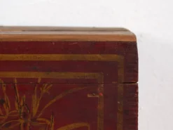 Coffre rouge ancien (vers 1900) #40
