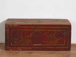 Coffre rouge ancien (vers 1900) #40